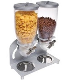 DISPENSADOR DOBLE  12 1/4" W X 6 D X 17 3/4" (3.5 LITROS)