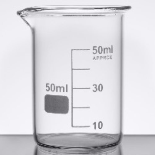 GLASS CHEMISTRY BEAKERS 8 1/2 OZ AMC