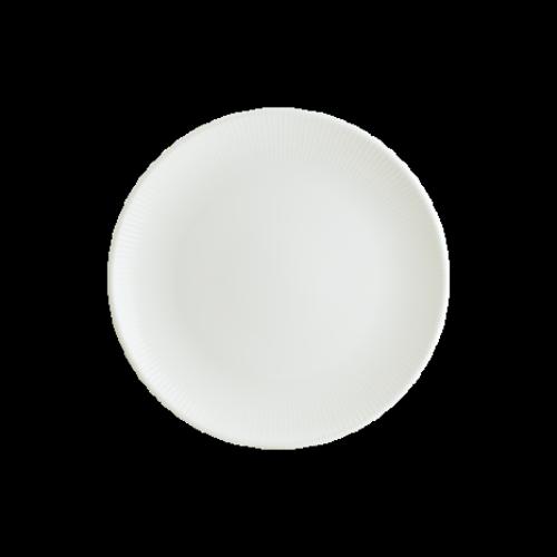 Iris white plato llano coupe 17 cm