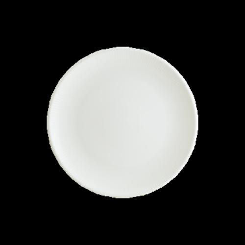 Iris white plato llano coupe 23 cm