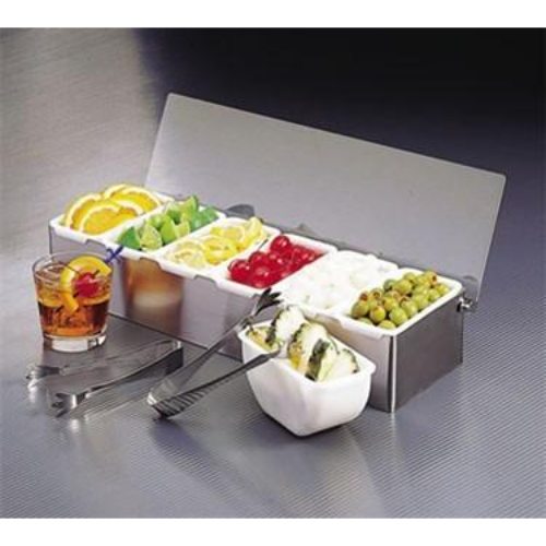 CAJA COMPARTIMENTOS (4) 2" 6 1/4" ACERO INOX TABLECRAFT