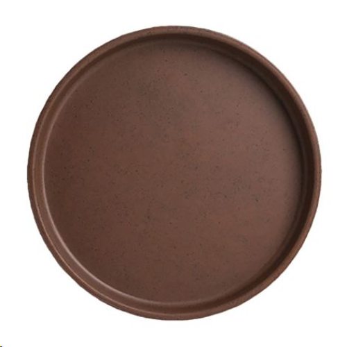 ROUND PLATE REDWOOD 8 1/4 IN X 3/4 IN