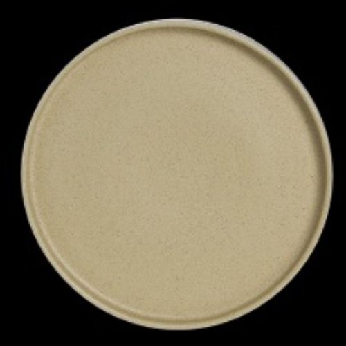 PLATO LLANO APILABLE 7 1/2" 19 CM ARENA MATE/ BLANCO