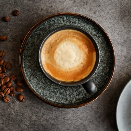 TAZA REDONDA 8 OZ NEGRO