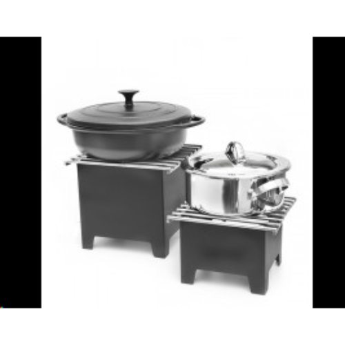 NEW SYSTEMS GRILL& RISER 7 1/2" X 6" NEGRO DW HARBER WINCO