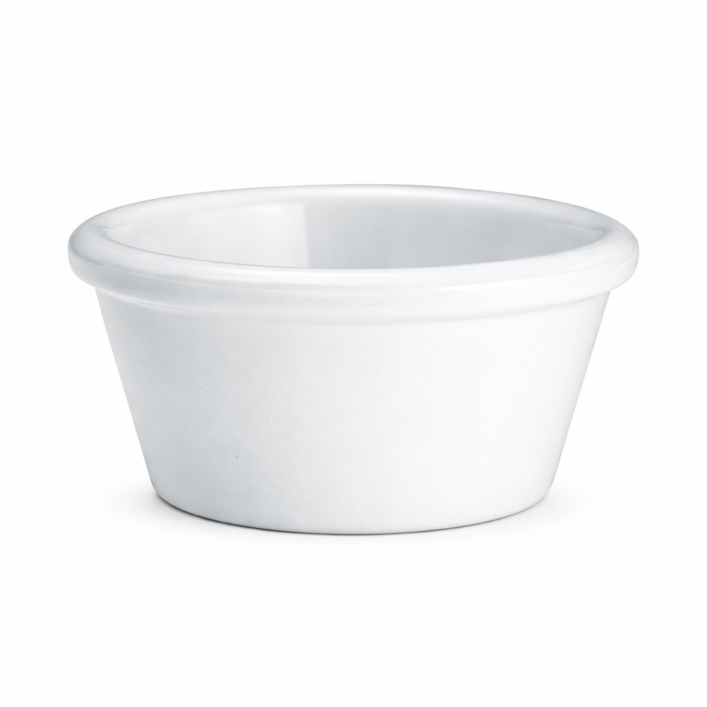 RAMEKIN MELAMINA NEGRO O BLANCO 2 OZ TABLECRAFT